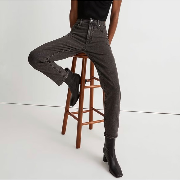 MADEWELL Perfect Vintage Jeans in Lunar Wash Washed Black - Picture 14 of 14